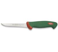 Sanelli Ligne Premana Professional,Couteau Désosser Fin Cm.12,Acier Inoxydable,Vert et Rouge,25x3.0x4.0 cm