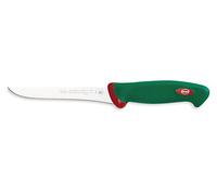 Sanelli Couteau à désosser Ligne Premana Professional 16 cm Acier inoxydable Vert/rouge