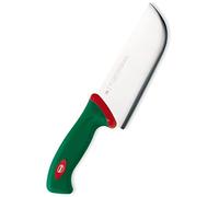 Sanelli Ligne Premana Professional,Couteau Hacher Cm.18,Acier Inoxydable,Vert et Rouge,30.5x3.0x6.5 cm