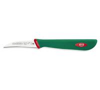 Sanelli Ligne Premana Professional,Couteau Légumes Cm.6,Acier Inoxydable,Vert et Rouge,17.5x1.5x2.5 Cm.