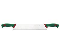 Sanelli Ligne Premana Professional,Couteau Pâtes 2 Manches 36,Acier Inoxydable,Vert et Rouge,61.0x3.0x6.0