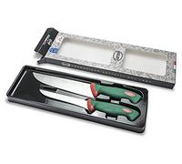 Sanelli Ligne Premana Professional,Set Professionnel 2 pcs:,Acier Inoxydable,Vert et Rouge,39.0x13.0x3.0 cm