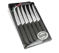 Sanelli Linea Skin Lot de 6 couteaux en acier inoxydable