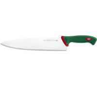 Sanelli Couteau de chef SNL 312630 – 30 cm Acier inoxydable Vert et rouge