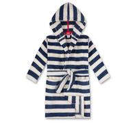 Sanetta Garçons Peignoir - mode bain, coton, capuche, poche, rayures bleu/blanc 104