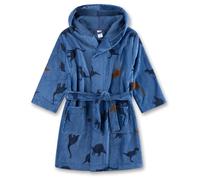 Sanetta - Kid's Bathrobe AOP - Peignoir de bain - 104 - navy