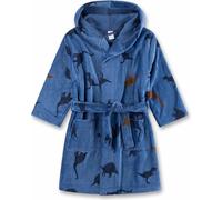 Sanetta Peignoir garçon - Kids, mode de bain, coton, capuche, poches, motif bleu 116