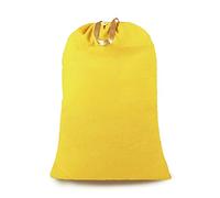 SANFERGE Sac à linge robuste avec cordon de serrage et poignée, sac de voyage extra large pour buanderie et maison, doublure de panier à linge indéchirable durable, 71,1 x 101,6 cm, jaune