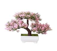Sanfly Arbre Artificiel Bonsaï, Simulation Pine Tree Display Plante en Pot Fake Fake Arbre Pot Ornements pour Office Home DIY Décoratif