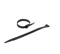 Sangle autobloquante | Serre câble plastique | Collier de serrage | Collier de serrage plastique | Sachet avec accroche de 25 colliers auto|bloquants 9 mm x 180 mm | Noir | 709062 Debflex