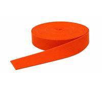 Sangle Coton Orange 30 mm - 100% Coton - Épaisseur env. 1,5 mm - Vente au Mètre à la Coupe - Pour Sacs, Cabas, Tote Bags, Couture, Mercerie, DIY