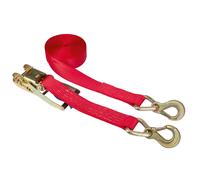 Sangle d'arrimage à cliquet et crochet triangles Kerbl Rouge 8 m x 50 mm