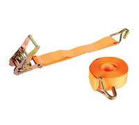 SANGLE D'ARRIMAGE AVEC TENDEUR À CLIQUET + CROCHETS - MAX. 1000kg - 9m x 50mm