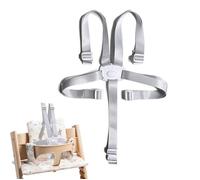 Sangle de Sécurité pour Chaise Haute, Harnais 5 Points pour Poussette,Ajustable Ceinture de Sécurité pour Poussette, pour QIEDOVIEY