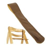 Sangle d'entrejambe pour chaise haute, 1 pièce, marron, PU cuir, ceinture de sécurité compatible avec entre autres Stokke Tripp Trapp, roba Sit Up, Safety 1st, Kinderkaft