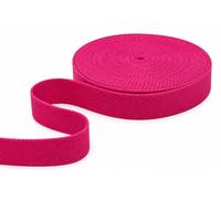Sangle Polyester Fuchsia 23 mm au Mètre - Largeur 23 mm - Épaisseur env. 1 mm - 100% Polyester - Sangle Souple et Résistante pour Sacs, Cabas, Couture, DIY et Mercerie