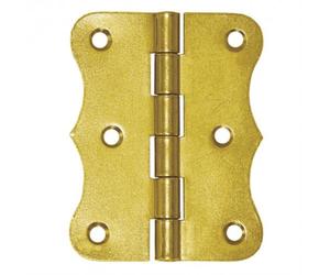 Sangle pour caisse avec goupille rivetée galvanisée jaune 60x80x2,0mm