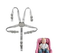 Sangles de chaise haute - Ceinture de sécurité réglable à 5 points pour bébé, harnais de siège universel de rechange avec boucle pour chaise haute, poussette, et plus encore, compatible avec harnais