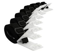 Sangles de fixation - Lot de 8 - 1,80 m - Nylon - Avec clips