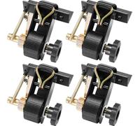 Sangles de serrage VEVOR pour châssis d'échelle, fixation par tube carré, 38 mm x 2,25 m, sangles à cliquet avec double crochet en J, charge admissible 226,8 kg, sangle de chargement avec fermeture à