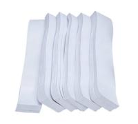 Sangles d'organisation de trésorerie en papier blanc 19,2 x 2,9 cm pour caisse, regroupement de reçus et gestion de l'argent liquide, ruban de reliure, ruban de reliure pour notes