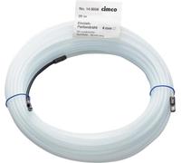 Sangles rétractables en plastique Cimco, 20 m, longueur env. 130 mm, résistance à la traction 900 N, diamètre du matériau 4 mm, 1 pièce.