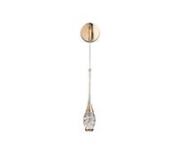 SANGPAO Applique Murale Moderne en Verre à Bulles de Cristal pour Salle de Bain, luminaire Vintage de Ferme, Lampe Murale Suspendue du Milieu du siècle pour Chambre à Coucher, Salon, Couloir