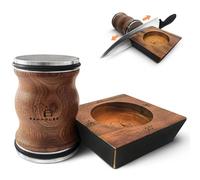 SANHOUSE Aiguiseur couteaux roulants, affuteur de couteaux magnétique multi-angles, pierre a aiguiser, eguiseur de couteau en diamant&céramique, offre un aiguisage de 15 à 22 degrés - MARQUE FRANÇAISE