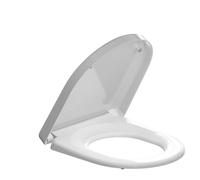 Saniclass Abattant WC déclipsable et softclose compatible avec Duravit Starck 3 blanc brillant U160