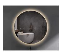 Saniclass Circle Miroir de salle de bains - rond - diamètre 80cm - éclairage LED indirect - chauffage miroir - interrupteur infrarouge SW3-80