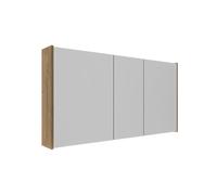 Saniclass Holz Frame Armoire de toilette - 120x63x16cm - incluant panneaux latéraux - Chêne natural SW1420836/SW1212818