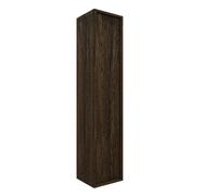Saniclass Holz Frame Armoire haute - 140x35x38cm - 2 portes - Chêne charcoal SW1420782