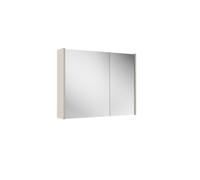 Saniclass Prime Armoire de toilette avec miroir - 80x63x16cm - panneaux latéraux inclus - cotton (beige) SW1212816/SW892634