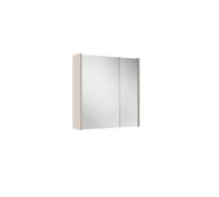 Saniclass Prime Armoire miroir - 60x63x16cm - incluant panneaux latéraux - cotton (beige) SW1212815/SW892634
