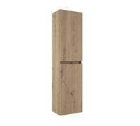 Saniclass Vita Armoire haute - 140x35x27cm - 2 portes - chêne rustique SW1413863