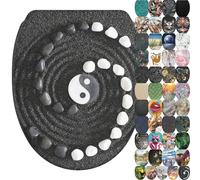 Siège de WC SANILO® avec système d'abaissement progressif et fermeture rapide Yin Yang, couvercle de WC directement du fabricant, couvercle de WC, siège de WC