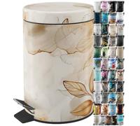 Sanilo Poubelle de Salle de Bain 3L avec système d’abaissement automatique, Nombreuses nouvelles Poubelles à Cosmétiques au choix, Poubelle avec seau intérieur (Faylora)