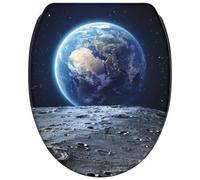 SANILO® Siège de toilette avec système de descente automatique et système de fixation rapide, modèle Earth. Siège de toilette directement du fabricant. Couvercle de toilette, siège de toilette, couver