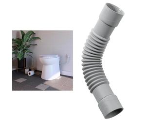 SANIPRO Setsan C WC avec broyeur intégré Blanc & Wirquin 79008001 Raccord universel magicoude D40 à coller, gris