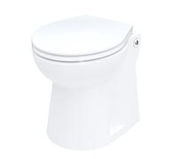 SANIPRO - WC Broyeur Intégré Setsan - Broyeur WC avec WC à Poser Inclus - Sans Réservoir de Chasse - 42 x 37 x 47 cm - Made in France - Blanc
