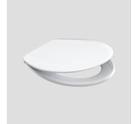SANIT siège de toilette thermoplastique charnières en acier inoxydable blanc ...