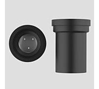 Sanit WC pièce de raccordement 5892900000 avec serrure à rat, noir, DN 100