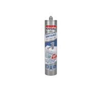 Sanitaire premium - Mastic silicone neutre sanitaire - Soudal - Cartouche de 290 ml Noir