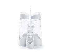 Sanixa PF1155701 Set de table avec salière et poivrière en verre et support en plastique pour vinaigre, huile, vinaigre, distributeur d'épices