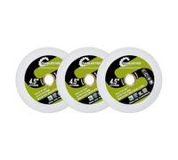 SANLEETEK Disque Diamant pour Verre - 3pcs 115mm Lame Scie Diamant Découpage et Meulage pour Verre Jade Cristal Bouteille de Vin