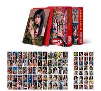 Sanmatic K-Pop - Coffret de 60 cartes LOMO et 32 mini-autocollants Katseye - Idéal pour les fans, les ados et les fêtes.