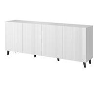 Bestmobilier Buffet bas Sanna 4 portes - Noir
