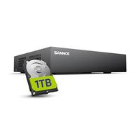 SANNCE Enregistreur DVR 8CH 1080P CCTV Système de sécurité vidéo numérique H.264 HDMI Prise en Charge Audio Enregistrement de Mouvement Alarme e-Mail avec Disque Dur de 1 to