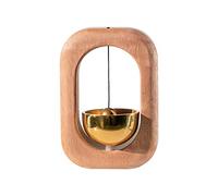 SANOSY Carillon éolien à Ventouse pour Porte de réfrigérateur - pour Maison, Jardin, Pendaison de crémaillère (Acajou)
