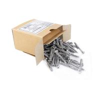 Sanpro Lot de 400 vis de terrasse en acier inoxydable avec tête Torx - Taille 5 x 60 mm
